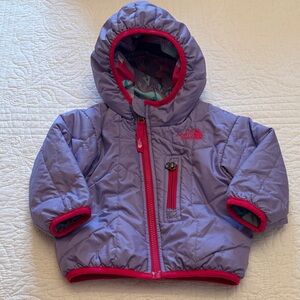 The North Face reversible coat, 3-6 mo.